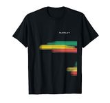 Bob Marley Official Rasta Splatter Stripes T-Shirt