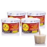 Jwala Jyot Ghee Diya Pack of 96 pcs | Ready to use Ghee Deepak for Pooja Deepdaan Decoration | No Wax Pure Ghee Diya | Burn Time 50 mins | Pack of 4 * 24