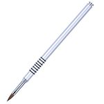 1Pc Kolinsky Acrylic Nail Brush Size 4 Professional Metal handle with Non-slip 3D Nail Art Brush