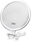 MIYADIVA Hand Mirror, 25X Magnifyin