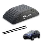Away 3D Roofbag - 390 litres Capacity Car Rooftop Cargo Bag for Tata Safari Without Sunroof | Aerodynamic Shape | Dual Opening | Water Resistant Material | Universal Fit Over Crossbars