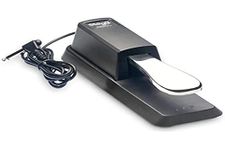 Stagg SUSPED 10 Universal Sustain Pedal for Keyboards, Digital Pianos, Synthesizers, MIDI with Polarity Switch