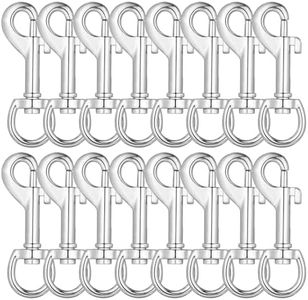 Swivel Snap Hooks Dog Leash Clips Dog Leash Clasp Dog Leash Snaps Hooks Cat Leash Clip Pet Buckle Trigger Clip Strap Clip 16pcs