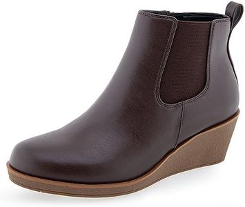 Aerosoles Women's Brandi Ankle Boot, Brown, 8.5