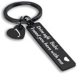 SSLBeryl Drive Safe Keychain Gifts for Boyfriend Men Her Wife Birthday Valentines Day Christmas Gifts for Husband Him, Black-j