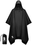 SaphiRose Hooded Rain Poncho Waterp