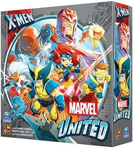 CMON | Marvel United: X-Men | Juego de Mesa Cooperativo de Estrategia para Adultos y Familias | A Partir de 14 Años | De 1 a 5 Jugadores | 40 Minutos por Partida | Español