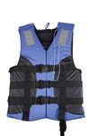 Adult Safety Life Jacket Superlite Vest for Swimming (Weight Capacity Upto 120 Kg) (Blue)