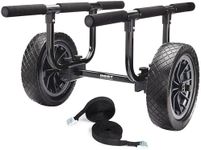 Best Marine and Outdoors Kayak Cart, Heavy Duty Adjustable Width Dolly with 450lb Weight Capacity and Flat Free Airless Wheels, Canoe Trolley Carrier and Kayak Trailer Accessories