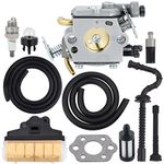 Hipa MS250 Carburetor for Stihl MS230 MS250C MS 230 MS 250 Chainsaw Carb Parts Replace 1123-120-0620 Zama C1Q-S92 with 1123-120-1651 Air Filter Tune Up Kit