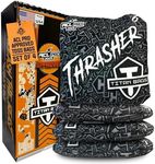 Titan Bags Thrasher Cornhole Bags - 6" x 6" ACL PRO Approved Cornhole Bean Bags for Tournaments - Versatile & Durable Regulation Cornhole Bags Ideal for Indoor/Outdoor Toss Games - Blackout (4 Pack)