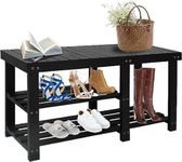 Entryway Bench And Shelf Set