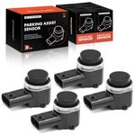 A-Premium 4-PC Rear Reverse Backup Parking Assist Sensor Compatible with Volkswagen & Models - Jetta, Passat, Passat CC, Tiguan, Tiguan Limited, Beetle, A4, A4 Quattro, Q5, Q7, A5