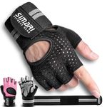 SIMARI Workout Gloves Men Women Weight Lifting Gloves with Wrist Support for Gym Exercise Fitness Training Lifts Made of Microfiber and Spandex Fiber