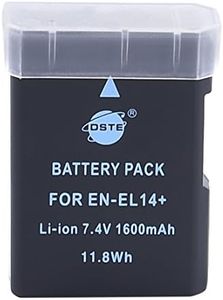 DSTE EN-EL14 - Batería Recargable de Iones de Litio para cámaras Digitales Nikon Coolpix P7000, Coolpix P7100, Coolpix P7700, DF, D3100, D3200, D5100, D5200, D5300
