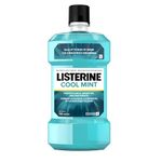 Listerine Cool Mint Antiseptic Mouthwash, Essential Oils Menthol, Thymol, Eucalpytol - Plaque, Bad Breath, Gingivitis, 1L