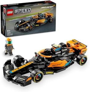 LEGO Speed Champions 2023 McLaren Formula 1 Race Car 76919 Toy for 9 Plus Year Old Kids, Boys & Girls who Love Independent Play, Buildable Vehicle Model Set, Kids' Bedroom Decoration