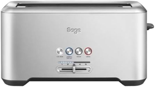 Sage - The 'A Bit More' Toaster 4 Slice, Brushed Stainless Steel