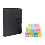 e-Pill 5 Times a Day x 7 Day Large Weekly Pill Organizer - with Discreet Case