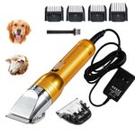 Electric Professional Dog Grooming Clippers, 350W Sheep Shears Pet Grooming Clippers for Heavy Duty Hair,Horses Cat Farm Livestock Fur Carpet Trimmers Shaver for Thick Coats