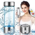 420ML Hydrogen Water Bottle 2024,Hydrogen Water Bottle Generator with SPE PEM Technology Water Ionizer,Hydrogen Water Machine Improve Water in 3 Minutes for Home,Office, Travel,Daily Drinking+Gift Box