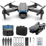 Razzes Drone with 4k Camera Foldable 1080P HD Drone with FPV Live Video Gestures Selfie Altitude-Hold-One-Key-Take-Off/Landing-3D-Flips-Headless-Mode-Aerial-Photography-Multicolor (E-99)