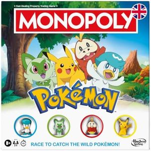 Monopoly Pokémon Edition Board Game - English Version