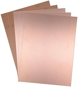 uxcell Single-Sided Copper Clad Laminate PCB Circuit Board, FR4 200x150mm 7.87x5.91 inch, 1.5mm Thickness DIY Prototyping PCB Board, Name Board, 5pcs