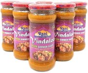 Rani Vindaloo Curry Vegan Simmer Sauce (Spicy Tomato, Red Peppers & Spices) 14oz (400g) Glass Jar, Pack of 5 +1 Free ~ Easy to Use | Vegan | No Colors | Non-GMO | Gluten Free | Indian Origin