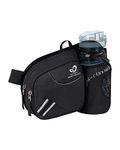 WATERFLY Fanny Pack Waist Bag: Waist Pack for Women Men with Water Bottle Holder Hiking Fanny Pack for Running Walking DogWalking Travel Cycling