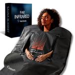 PRO v2 - Infrared Sauna Blanket with Arm Holes - Home Sauna for Athletes & Portable Sauna for Home, Far Infrared Saunas for Home and Personal - 9 Level Heat Control with Timer - CLASSIC HANDS FREE