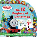 Thomas & Friends: The 12 Engines of Christmas: An Amazing Festive Gift - A Large Tabbed Board Book Based On The Popular Christmas Tune - Perfect for All Young Fans of Train and Vehicles