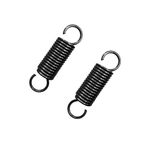 Qrity 2 PCS Extended Compressed Springs, Steel Replacement Springs, Dual Hook Tension Spring, Wire Diameter 0.08", OD 0.59", Free Length 3.15"