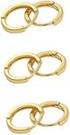 3 Pairs 18k Yellow Gold Plated Hugg