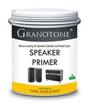 GRANOTONE Speaker Cabinet Primer Quick-drying Wood Primer for a Smooth Finish Water-based Primer to Create Long Lasting Foundation Extra Coverage Primer Paint Black 800 Gms