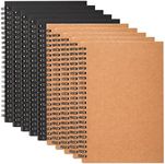 Hacaroa 10 Pack Blank Spiral Notebo