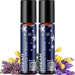 Sleep Essential Oil Roll On - Sleep Essential Oil Blend Aromatherapy Oils for Restful Sleep and Relaxation - Calming Pre-Diluted Sleep Oil Blend with Pure Lavender Oil Roman Chamomile and Sage 2-Pack