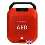 First aid defibrillator for laypeople and professionals with automatic shock delivery Primedic HeartSave YA, 6 year Warranty from the manufacturer, Language: GER/EN