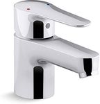 Kohler K-P97282-4-CP July Single-Handle Commercial Bathroom Sink Faucet Without Drain