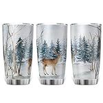 Featmalnr Deer Hunting Tumbler With