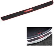 Speedwav CAR Rear Bumper Protector Guard Universal Black Rubber Scratch,Resistant Trunk Door Entry Guards Accessory Trim Cover for SUV/Cars,Easy D.I.Y. Installation(35.8Inch) Folfli78