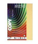 BRUSTRO Copytinta Coloured Craft Paper A4 Size 80 GSM Light Yellow Shade (BANANA), 30 Sheets Pack. Double Side Coloured for Office Printing, Art, Origami, Craft.