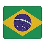 CafePress Brazilian Brazil Flag Mousepad Non-slip Rubber Gaming Mousepad