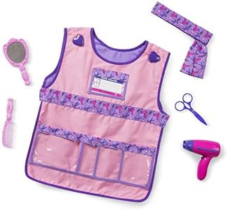 Melissa & Doug Hair Stylist Role Play Costume Dress-Up Set (Frustration-Free Packaging)
