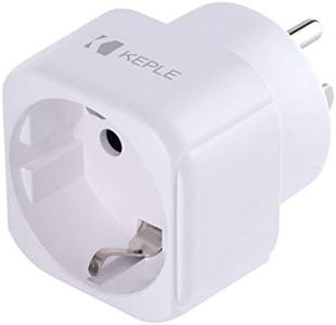 US USA, Japan Japon Adapter Plug Viaje Tipo B to a EU Europe European Tipo C E F Enchufe Socket Adaptor para Spain ES France FR Italy IT Germany Denmark Greece Turkey Adaptador Internacional 3 Pin