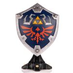 Legend of Zelda: Breath of the Wild Hylian Shield 12'' PVC Statue Collectors[F4F], Blue,gold,silver