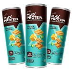 RiteBite Max Protein Cheese & Jalapeno Protein Chips with 20g Protein, 8g Fiber | Gluten Free, Low GI, No Cholesterol & Trans Fat 7 Grain Protein Snack, 120g (Pack of 3)