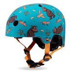 Micro Scooters | Bike/Scooter Printed Deluxe Children's Helmet | Cycling Accessories | Adjustable Headwear | Boys & Girls | 48-54cm | Gruffalo Aqua