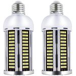 Intpro LED Light Bulb 40W 2Pack LED Corn Light Bulb Lamp Super Bright Cob Light LED Garage Lights for Basement barn Workshop Warehouse Factory Porch Backyard High Bay Street 5000LM E26/E27 5000K