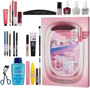 Maybelline New York - Calendario de Adviento 2024, con 24 puertecitas con sorpresas de belleza